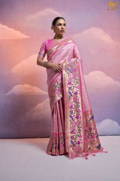 Soft Banarasi Silk Paithani Saree