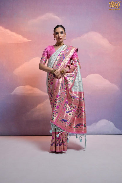 Soft Banarasi Silk Paithani Saree