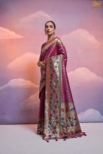 Soft Banarasi Silk Paithani Saree