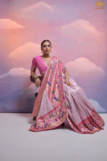 Soft Banarasi Silk Paithani Saree