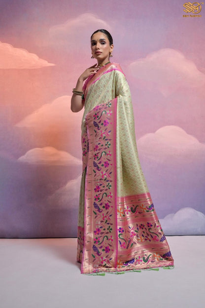 Soft Banarasi Silk Paithani Saree